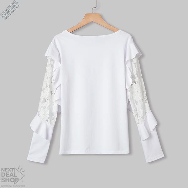 Blusa Feminina Babados Floral